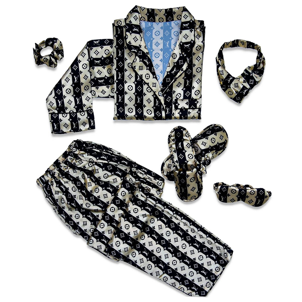 LV Champagne Pajama Set