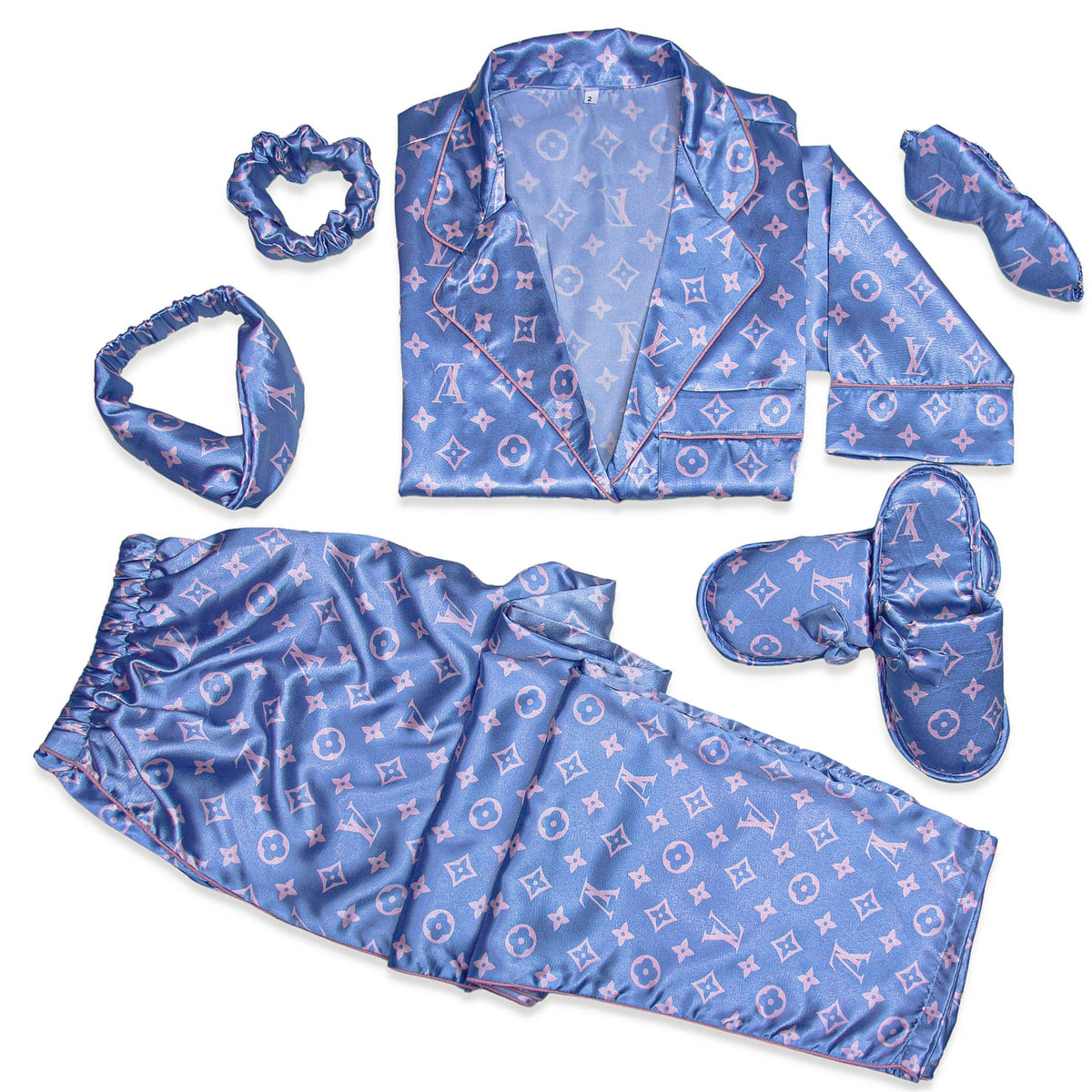 LV Periwinkle Pajama Set