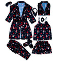 Christmas Eve Robe 5pc Pajama Set