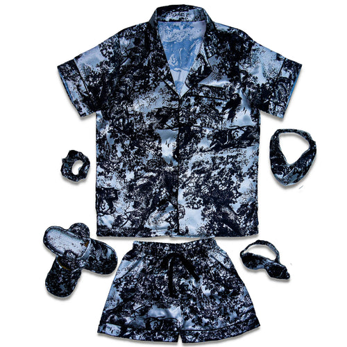 CD Bleu Shorts Set
