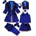 GG Cobalt Robe 5pc Pajama Set