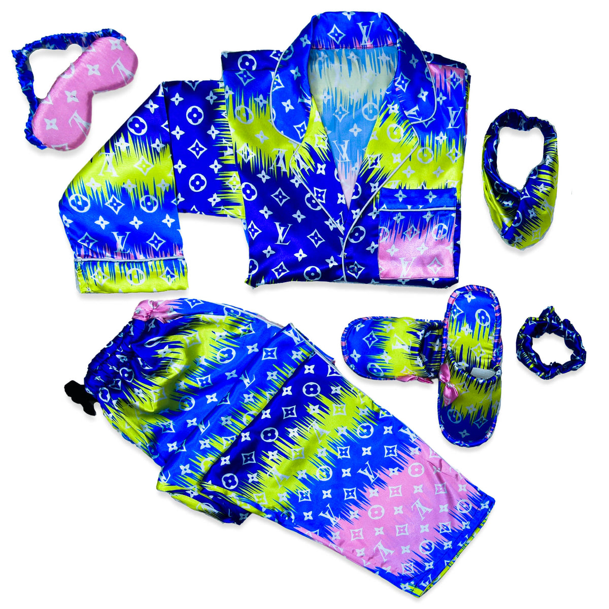 LV Neon Pajama Set