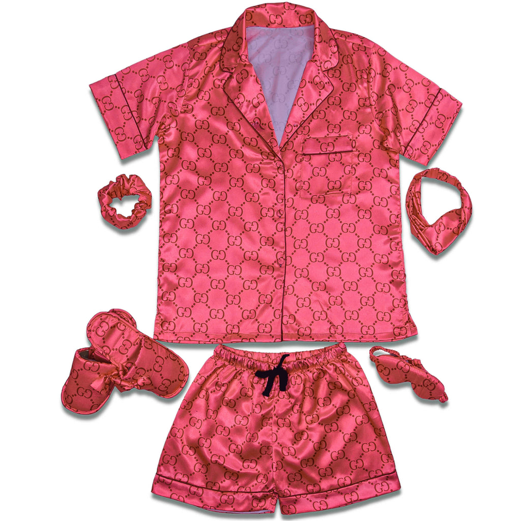GG Coral Shorts Set