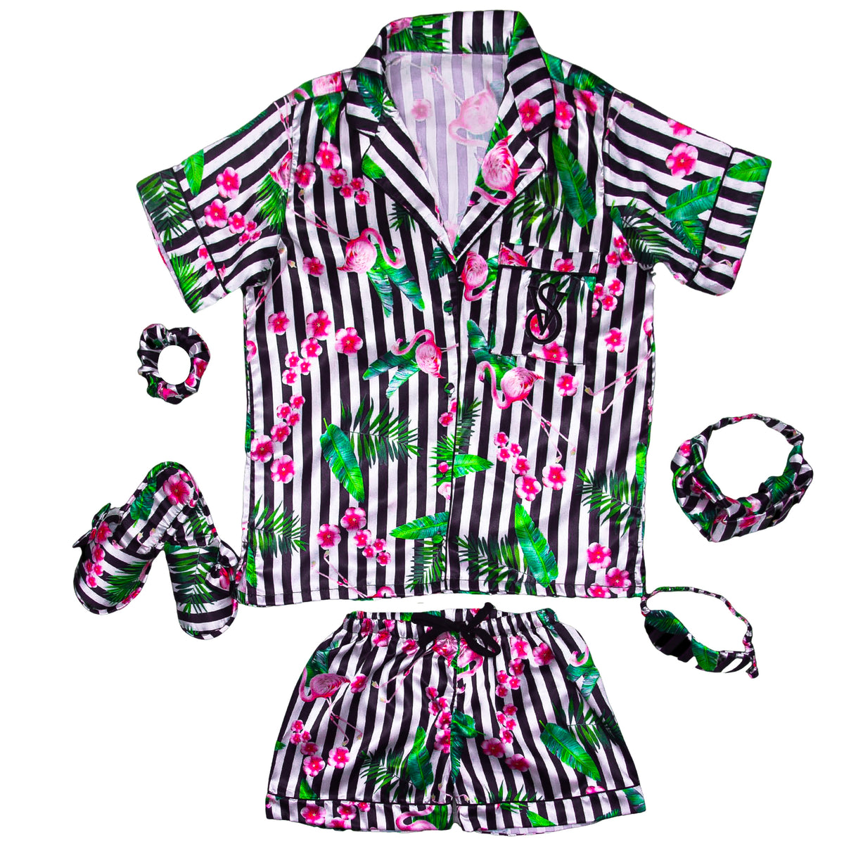 VS Flamingo Shorts Set