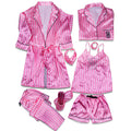 VS Stripe Robe 5pc Pajama Set