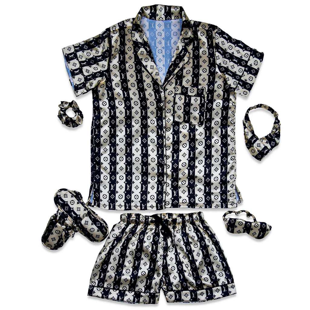 LV Champagne Shorts Set