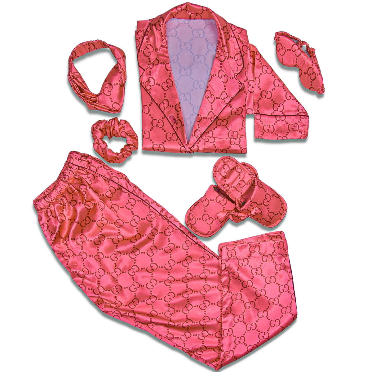 GG Coral Pajama Set