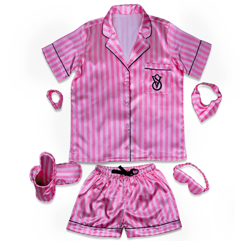 VS Stripe Shorts Set
