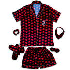 VS Heart Shorts Set