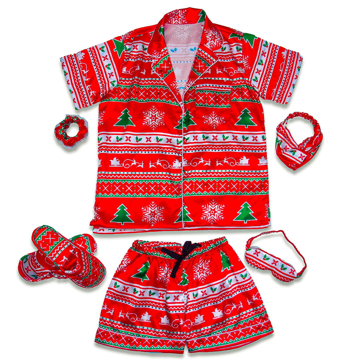 Jingle Night Shorts Set