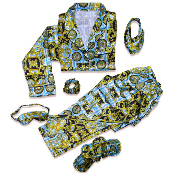 Azure Royale Pajama Set