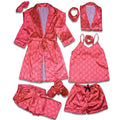 GG Coral Robe 5pc Pajama Set