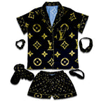 LV Noir Shorts Set