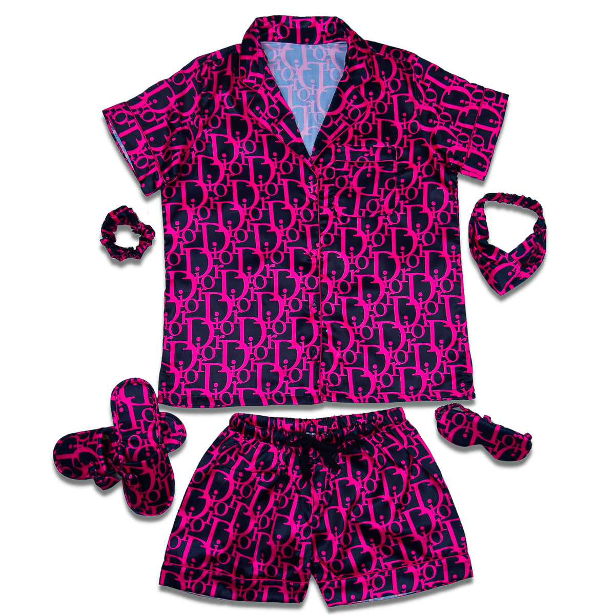 CD Fuchsia Shorts Set