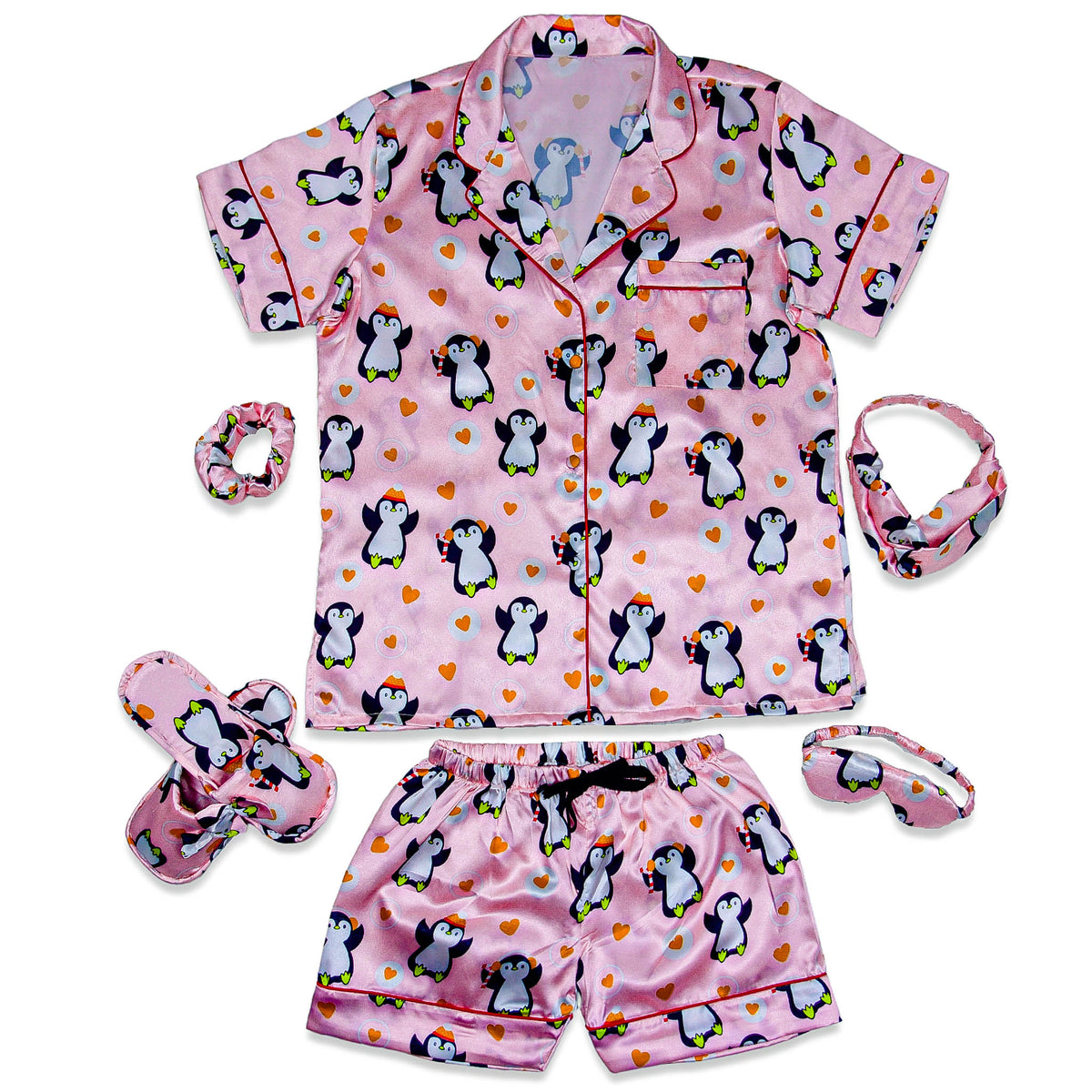 Pinkmas Shorts Set
