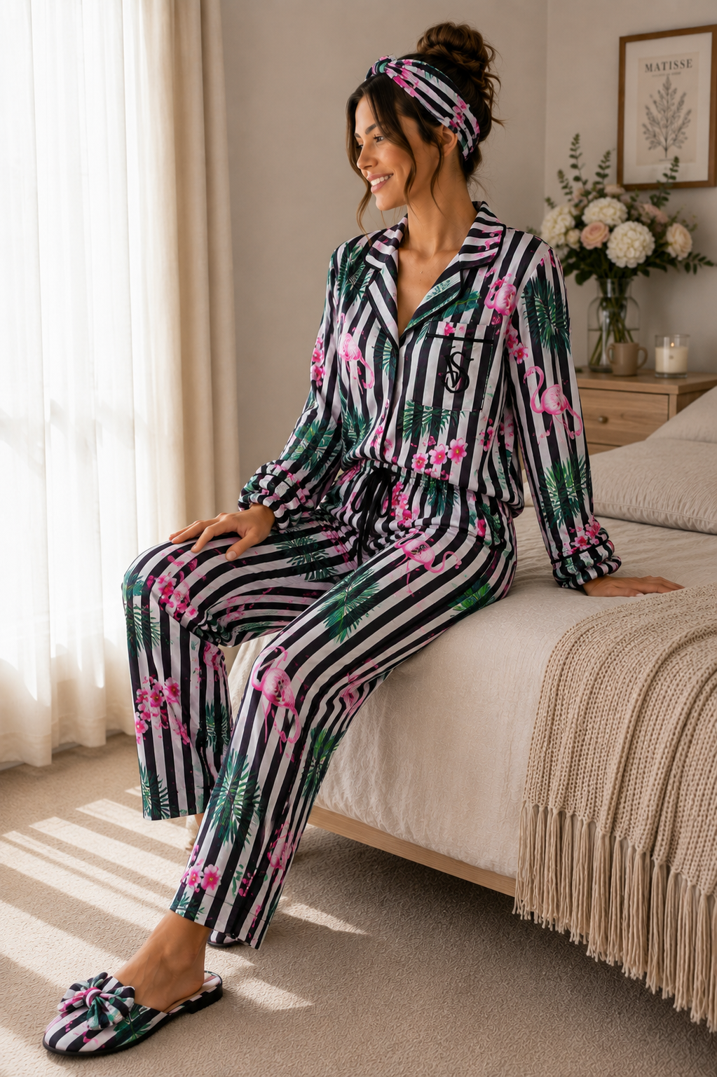 VS Flamingo Pajama Set