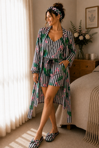 VS Flamingo Robe 5pc Pajama Set