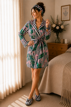 VS Flamingo Robe 5pc Pajama Set