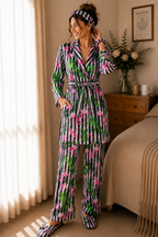 VS Flamingo Robe 5pc Pajama Set