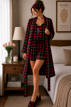 VS Heart Robe 5pc Pajama Set