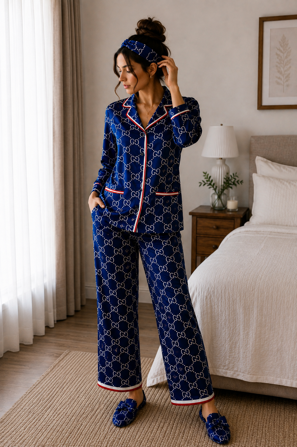 GG Cobalt Pajama Set