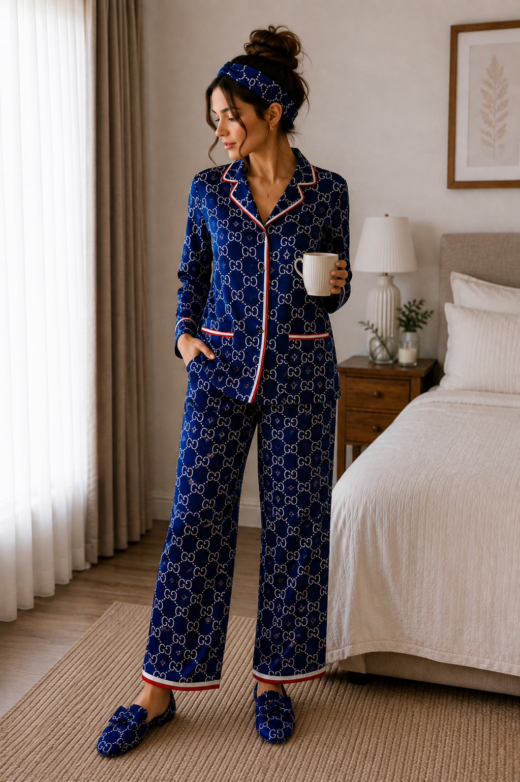 GG Cobalt Pajama Set