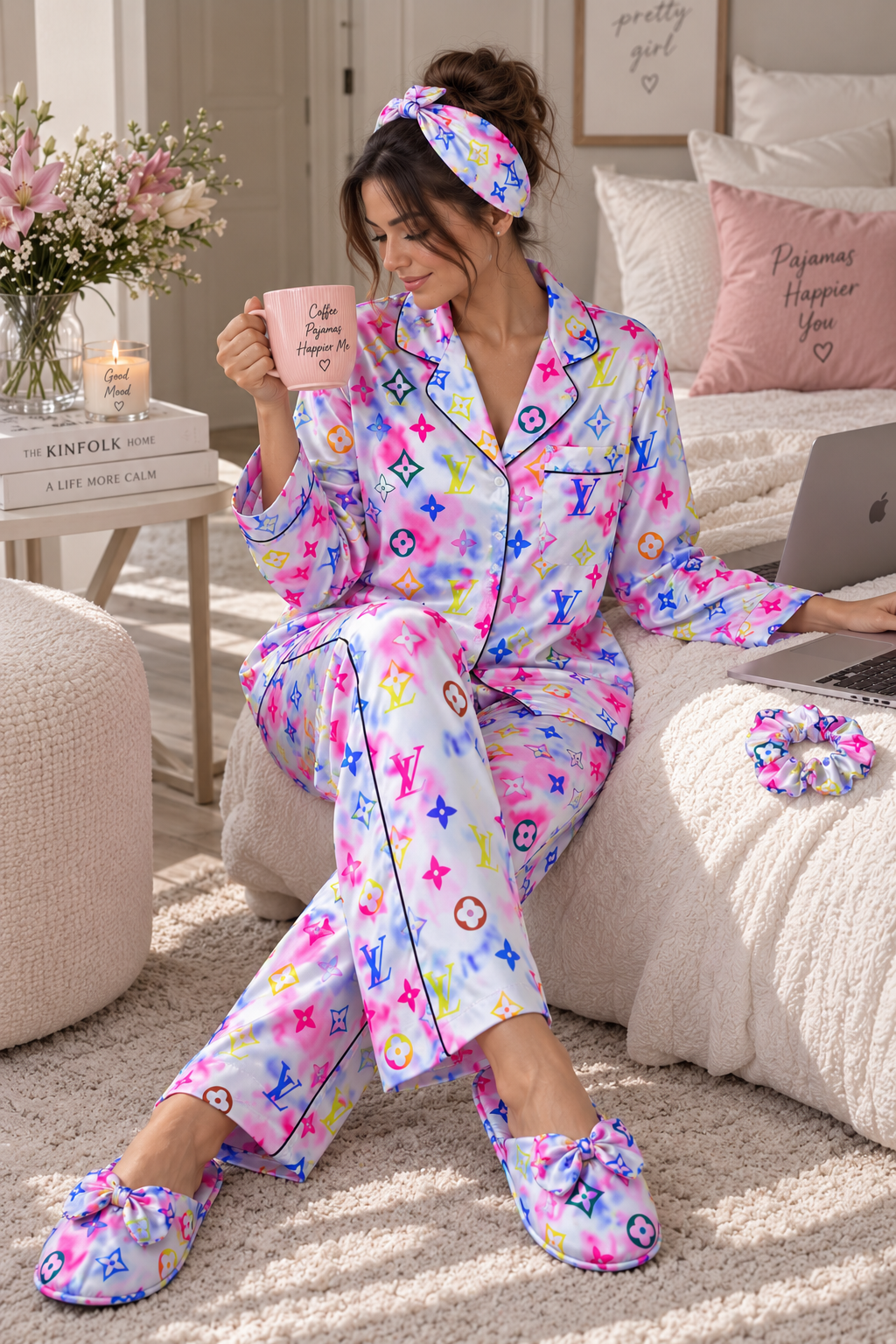 LV Watercolor Pajama Set