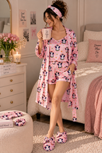 Pinkmas Robe 5pc Pajama Set