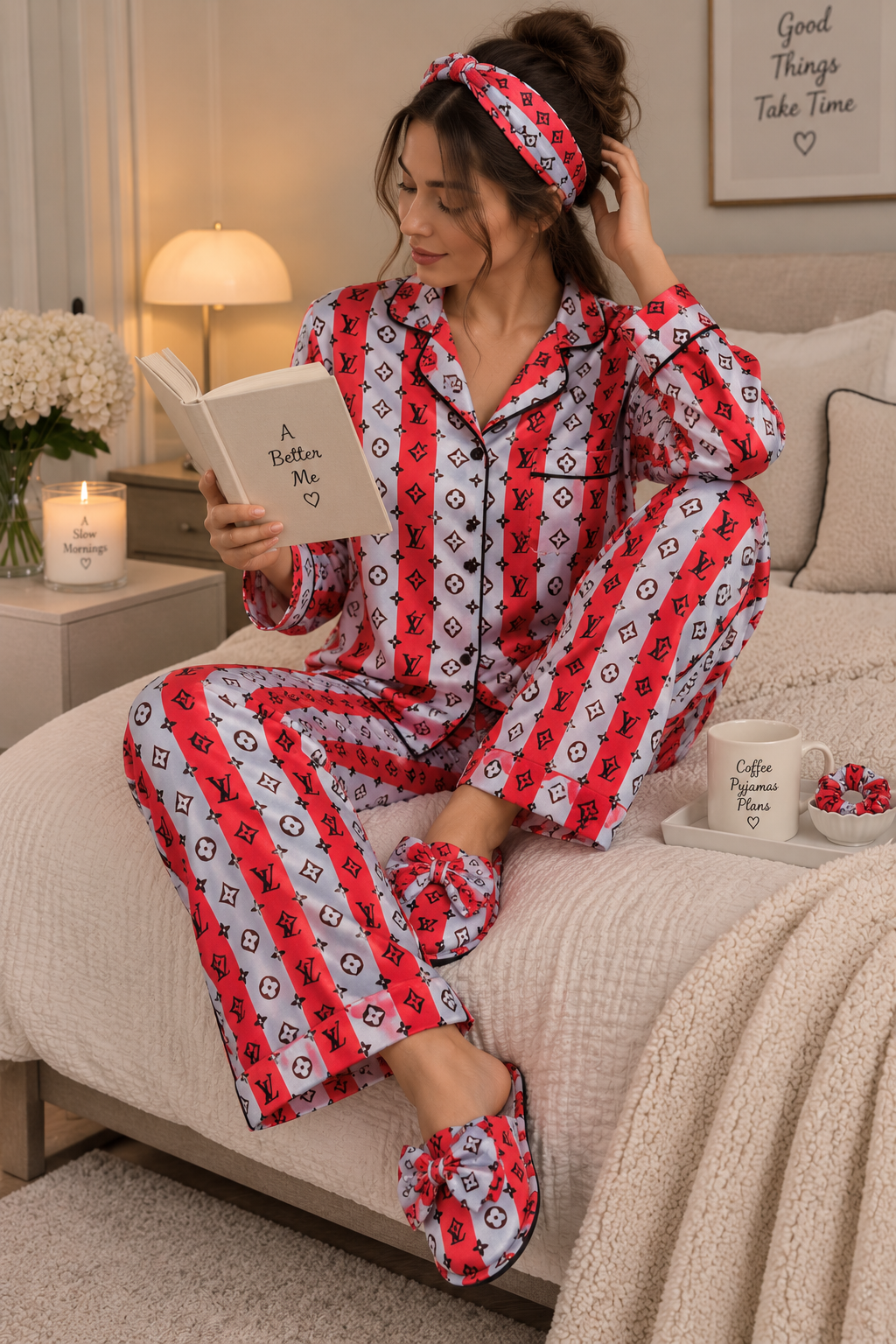 LV Ruby Pajama Set