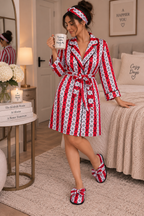 LV Ruby Robe 5pc Pajama Set